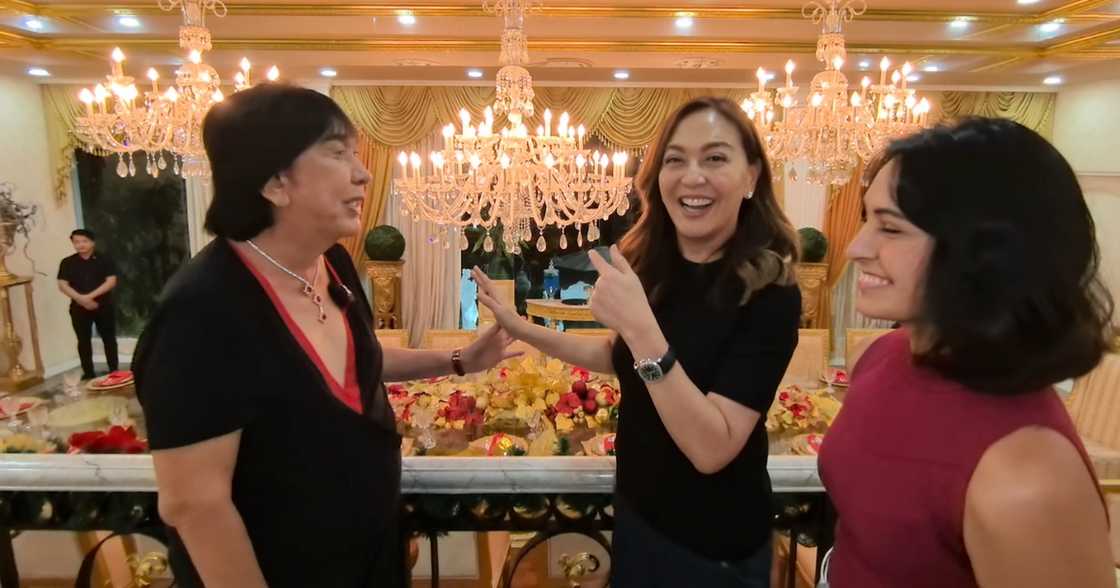 Ricky Reyes, ipinasilip ang mansyon niya; Karen Davila, namangha Ricky Reyes, ipinasilip ang mansyon niya; Karen Davila, namangha