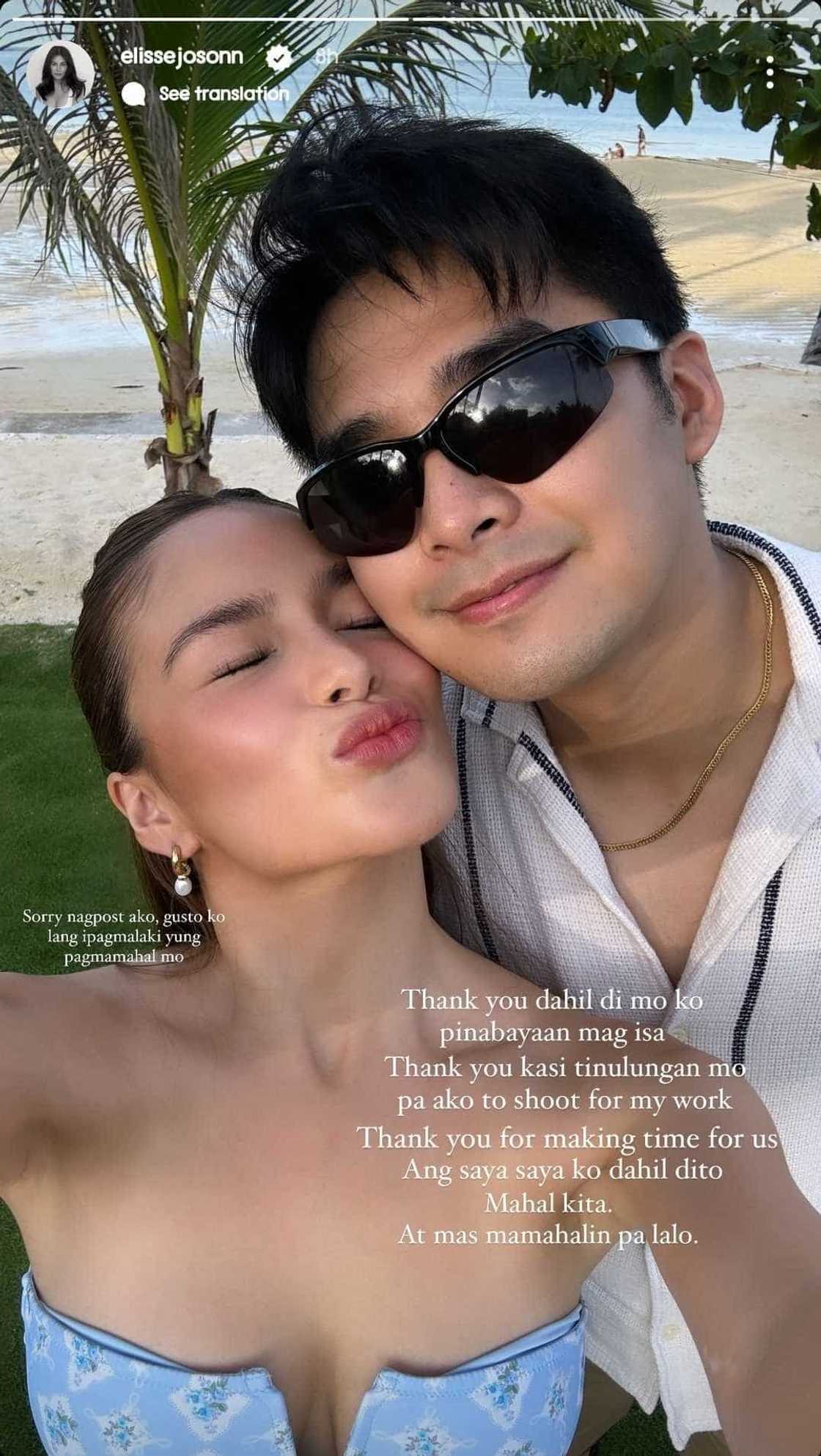 Elisse Joson, may madamdaming mensahe kay McCoy De Leon: "Di mo ko pinabayaan" Elisse Joson, may madamdaming mensahe kay McCoy De Leon: "Di mo ko pinabayaan"