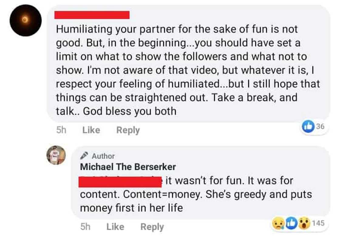 Madam Kilay's BF responds to netizens with his tirades against her: "I’m sorry but it’s not a prank." Madam Kilay's BF responds to netizens with his tirades against her: "I’m sorry but it’s not a prank."