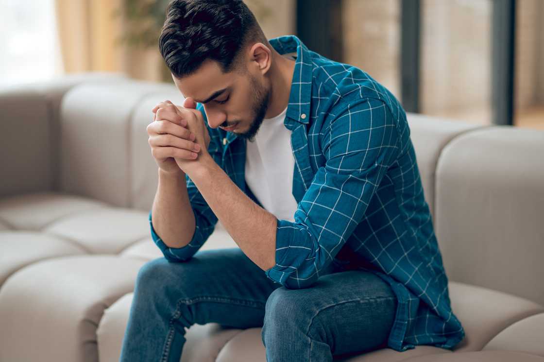 A regretful man A regretful man