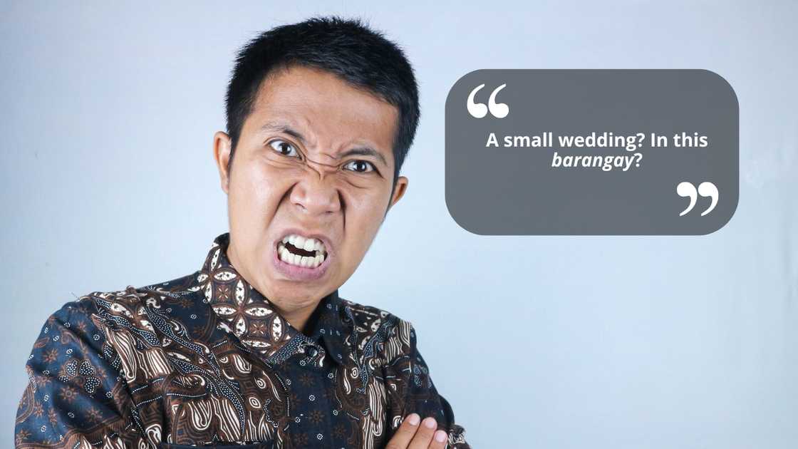 A furious man A furious man