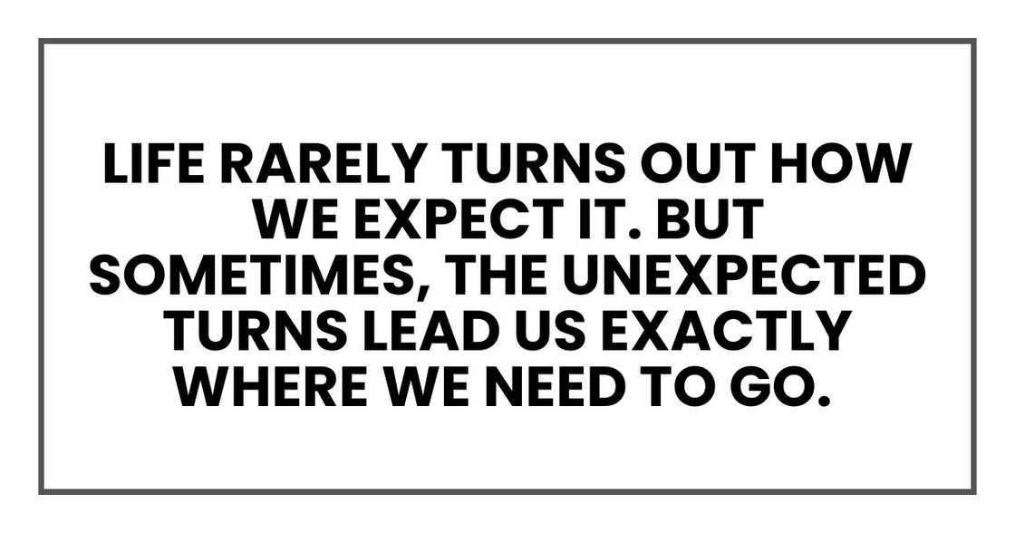 Life rarely turns out how we expect it. But sometimes, the unexpected turns lead us exactly where we need to go.