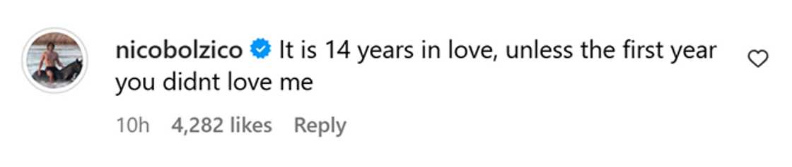 Nico Bolzico, may kwelang comment sa anniversary greeting ni Solenn Heussaff Nico Bolzico, may kwelang comment sa anniversary greeting ni Solenn Heussaff
