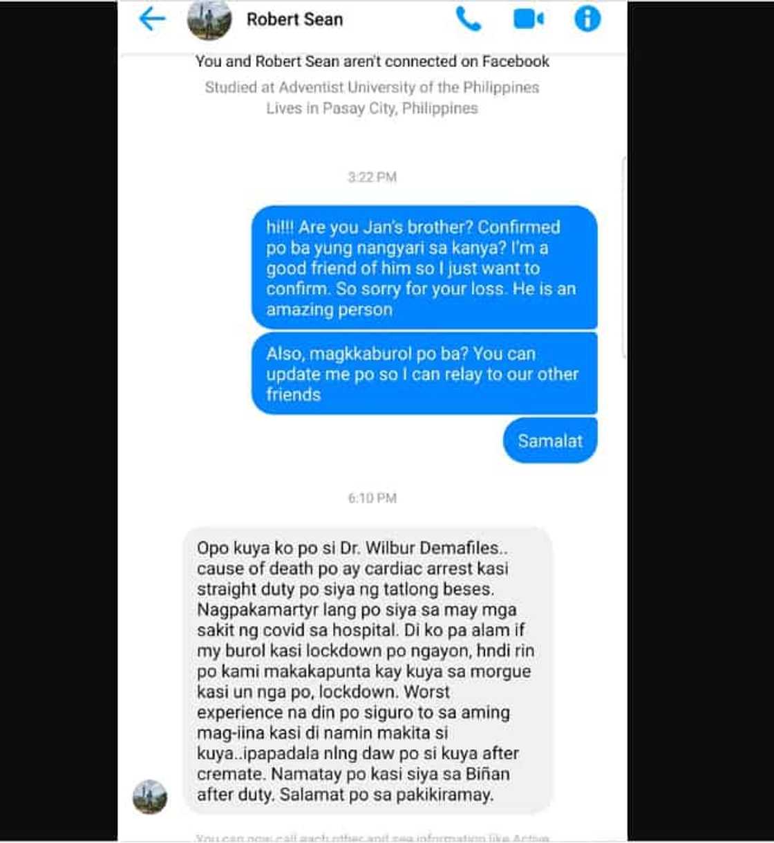 Doktor na nag-duty ng tatlong shift nang tuloy-tuloy, inatake sa puso Doktor na nag-duty ng tatlong shift nang tuloy-tuloy, inatake sa puso