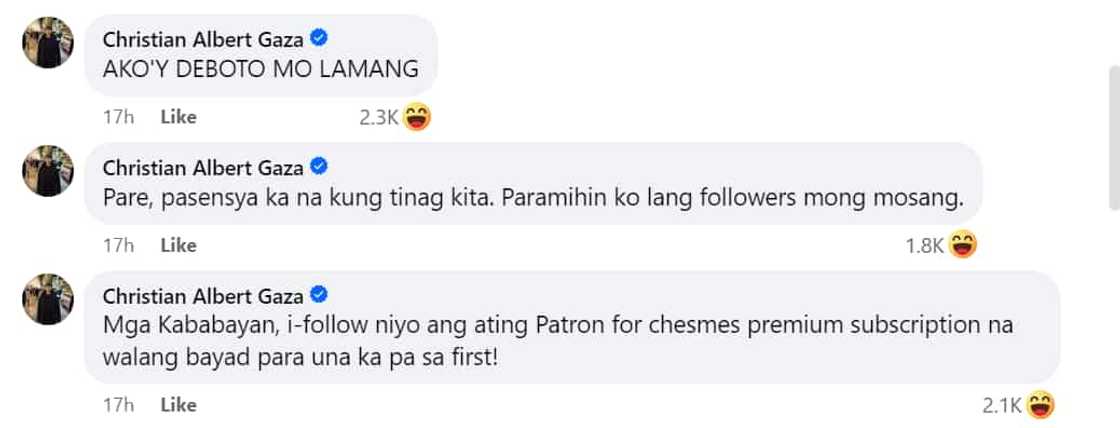Xian Gaza, pabirong sinamba si Ogie Diaz: “Patron ng mga Hiwalayan” Xian Gaza, pabirong sinamba si Ogie Diaz: “Patron ng mga Hiwalayan”