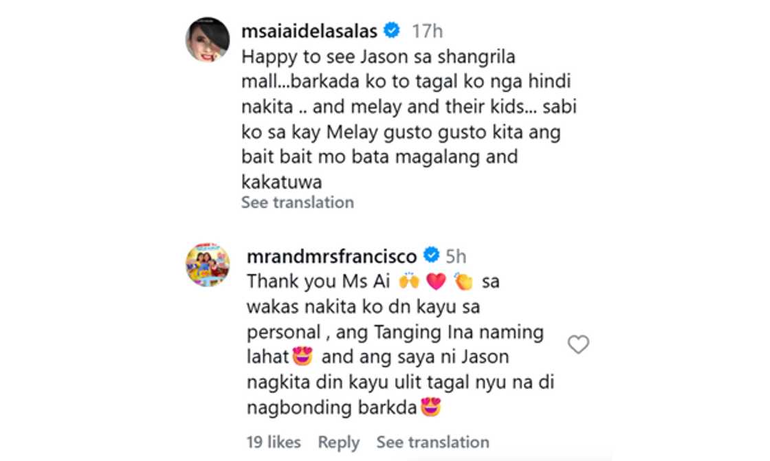 Ai-Ai delas Alas, todo puri kay Melai Cantiveros, masayang ibinahagi ang chance encounter nila Ai-Ai delas Alas, todo puri kay Melai Cantiveros, masayang ibinahagi ang chance encounter nila