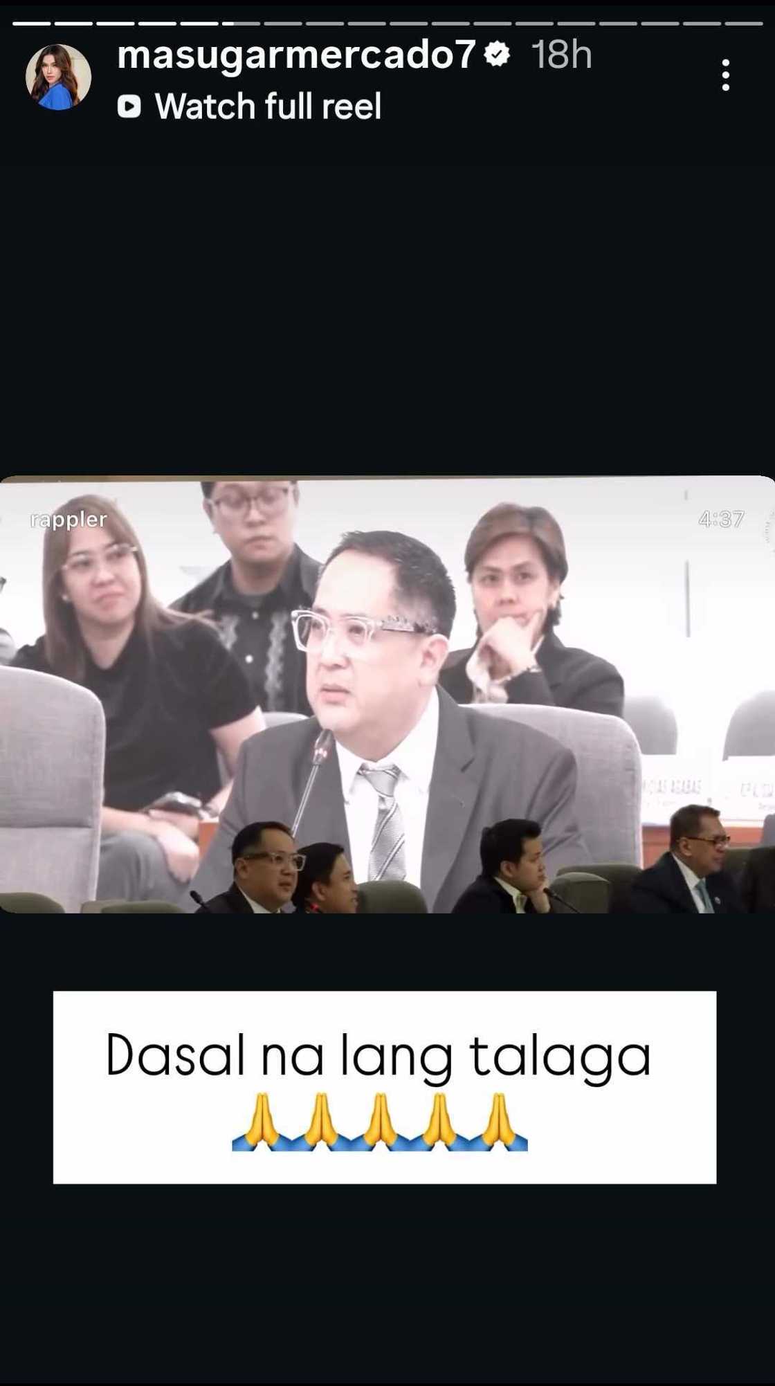 Sugar Mercado, nag-react sa kontrobersyal na pahayag ni Bong Suntay ukol kay Anne Curtis Sugar Mercado, nag-react sa kontrobersyal na pahayag ni Bong Suntay ukol kay Anne Curtis