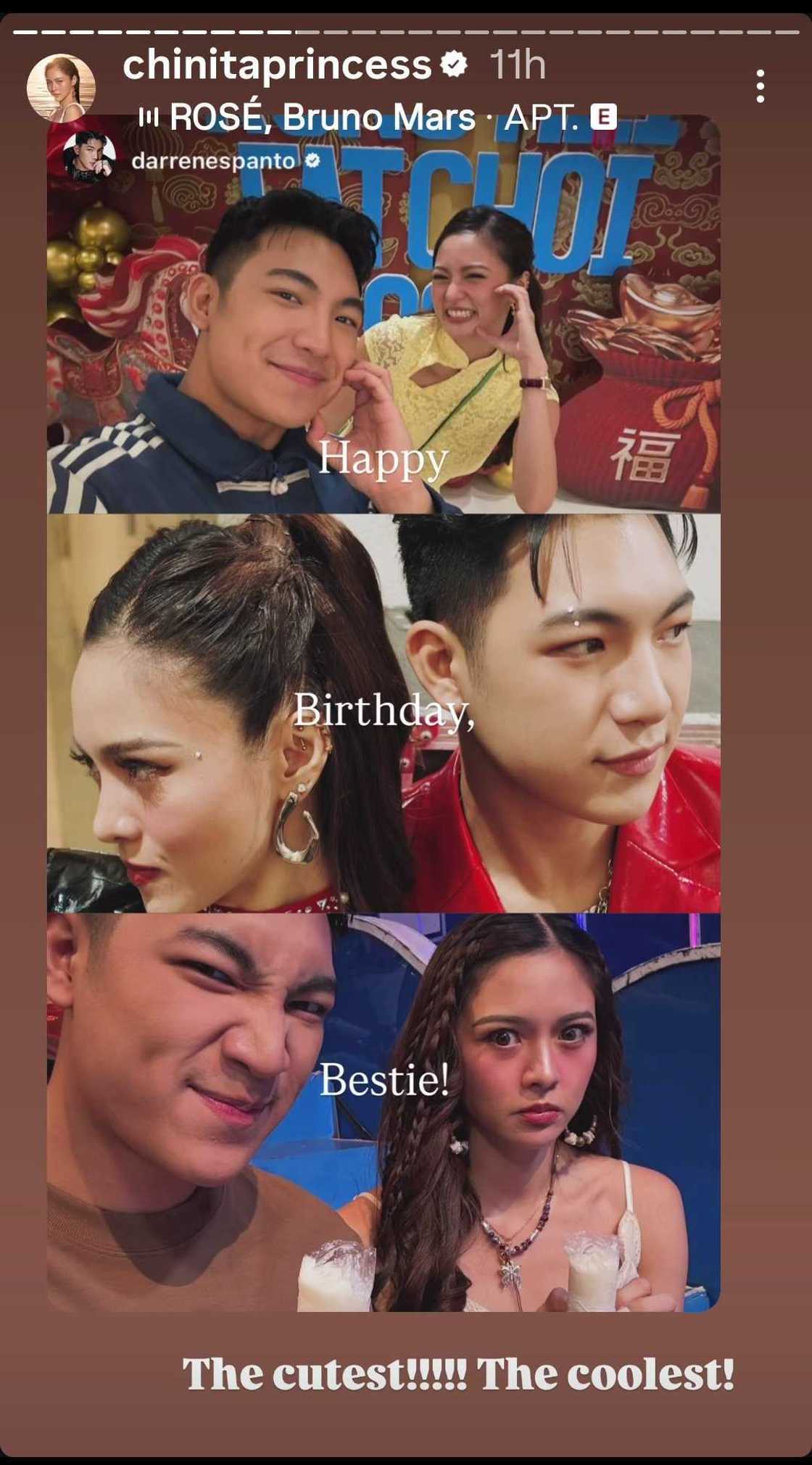 Darren Espanto, Kim Chiu share cute exchange on her birthday Darren Espanto, Kim Chiu share cute exchange on her birthday