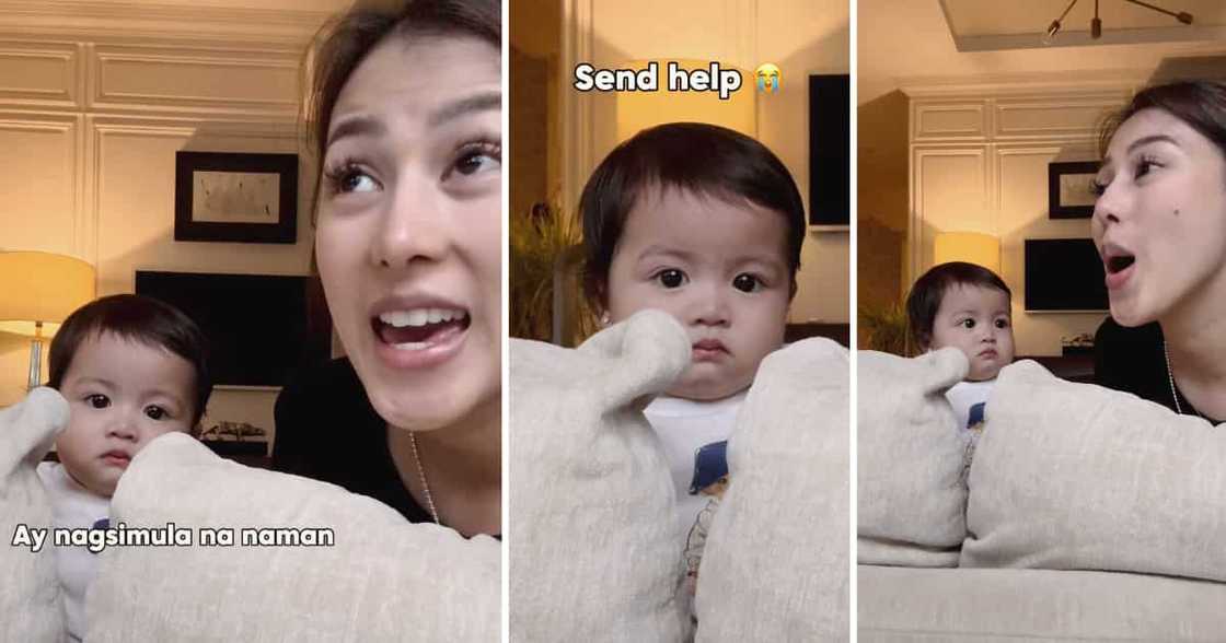 Alex Gonzaga, pinakita sa isang video reaksyon ni Baby Polly habang kumakanta siya ng nursery rhymes