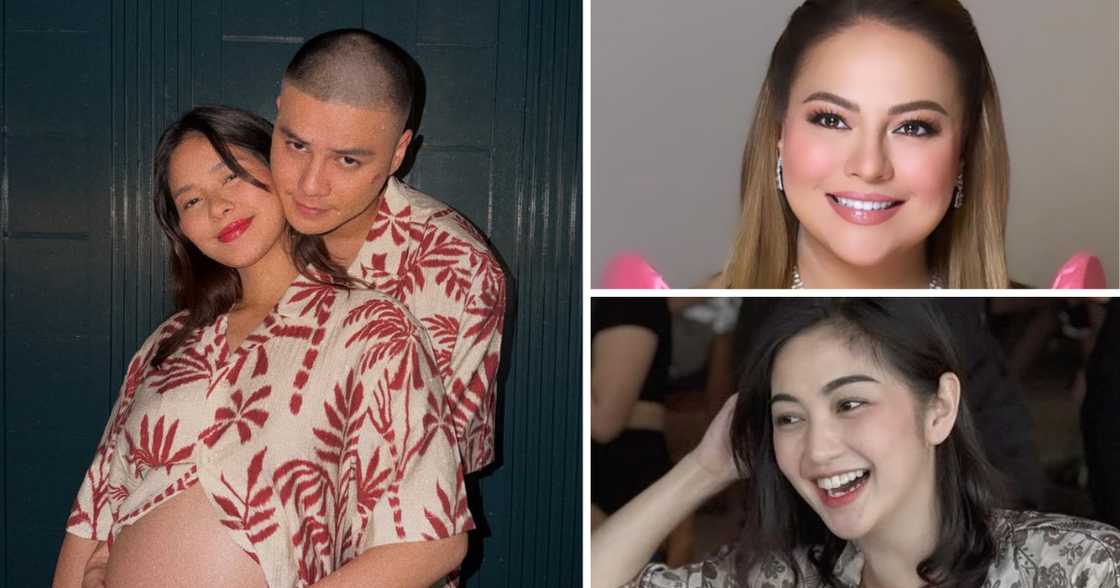 Celebrities, nag-react sa pagsilang ng first baby nina Loisa Andalio at Ronnie Alonte (Photos: @iamr2alonte, @karlaestrada1121, @charliedizon_)