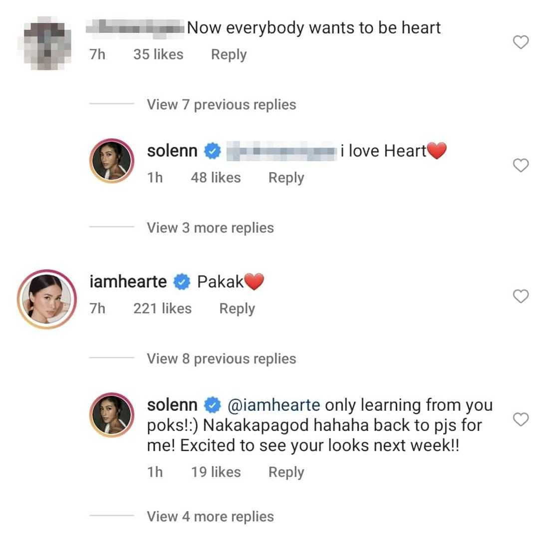 Solenn Heussaff dismisses netizen's "everybody wants to be Heart" comment Solenn Heussaff dismisses netizen's "everybody wants to be Heart" comment