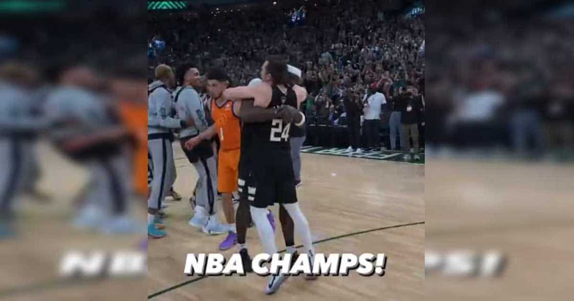 Milwaukee Bucks, 2020-2021 NBA Champions; tinalo ang Phoenix Suns 105-98 Milwaukee Bucks, 2020-2021 NBA Champions; tinalo ang Phoenix Suns 105-98