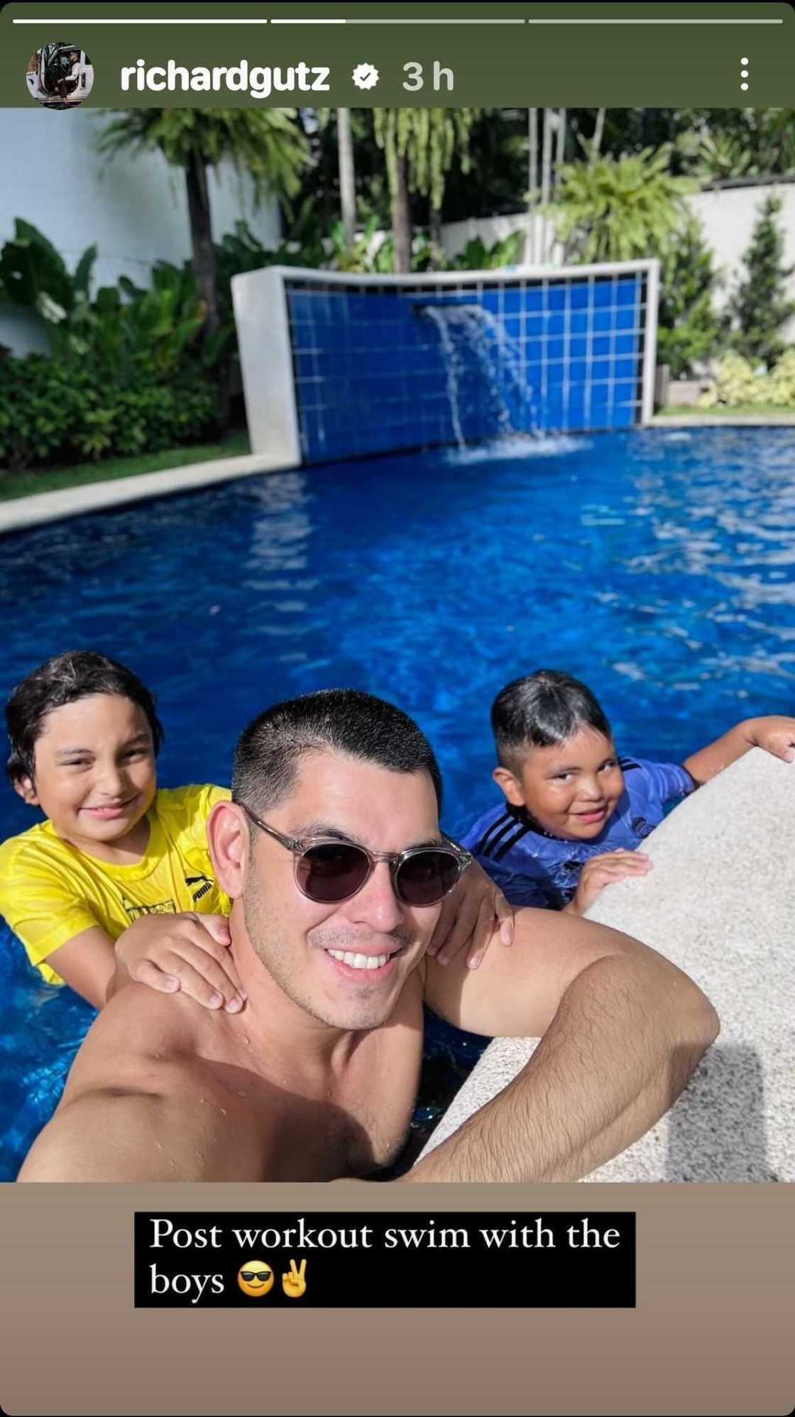 Richard Gutierrez, may bagong post ukol sa bonding moment kasama ang mga anak kamakailan Richard Gutierrez, may bagong post ukol sa bonding moment kasama ang mga anak kamakailan
