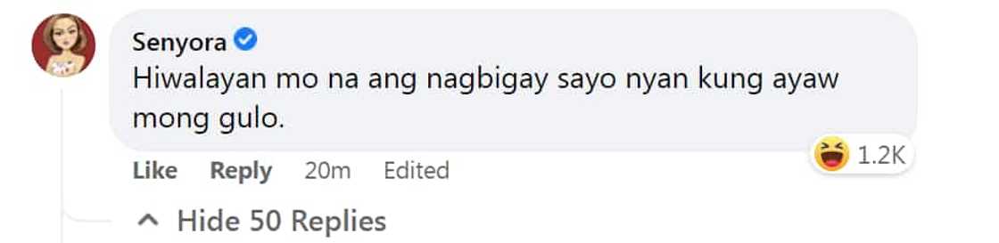 AJ Raval, binati si Senyora ng “hbd” sa isang social media post