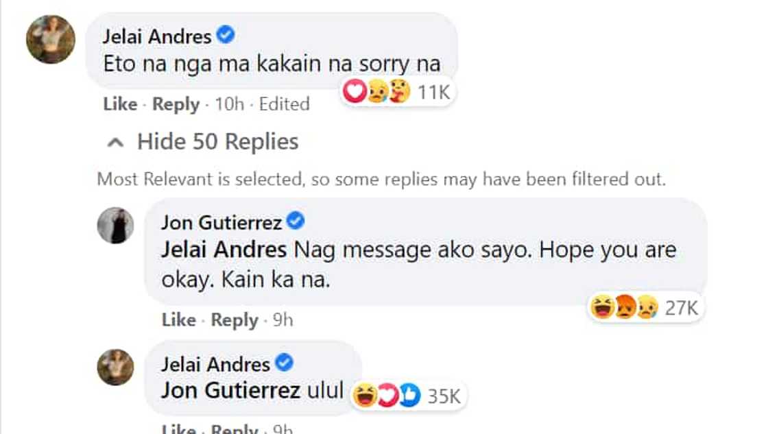 Jelay Andres, sinupalpal si Jon Gutierrez nang magpakita ito ng pag-aalala sa kanya Jelay Andres, sinupalpal si Jon Gutierrez nang magpakita ito ng pag-aalala sa kanya