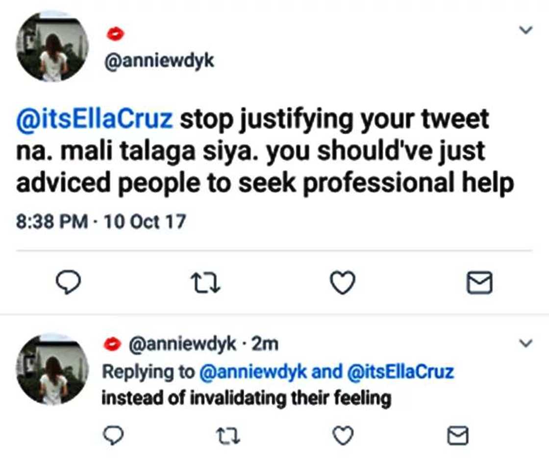 Ella Cruz gets bashed for tweeting about depression Ella Cruz gets bashed for tweeting about depression