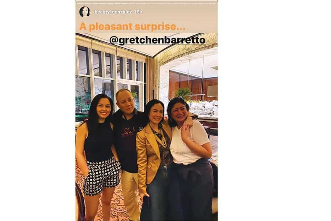 Gretchen Barretto gives honest comment after bumping into Beauty Gonzalez Gretchen Barretto gives honest comment after bumping into Beauty Gonzalez