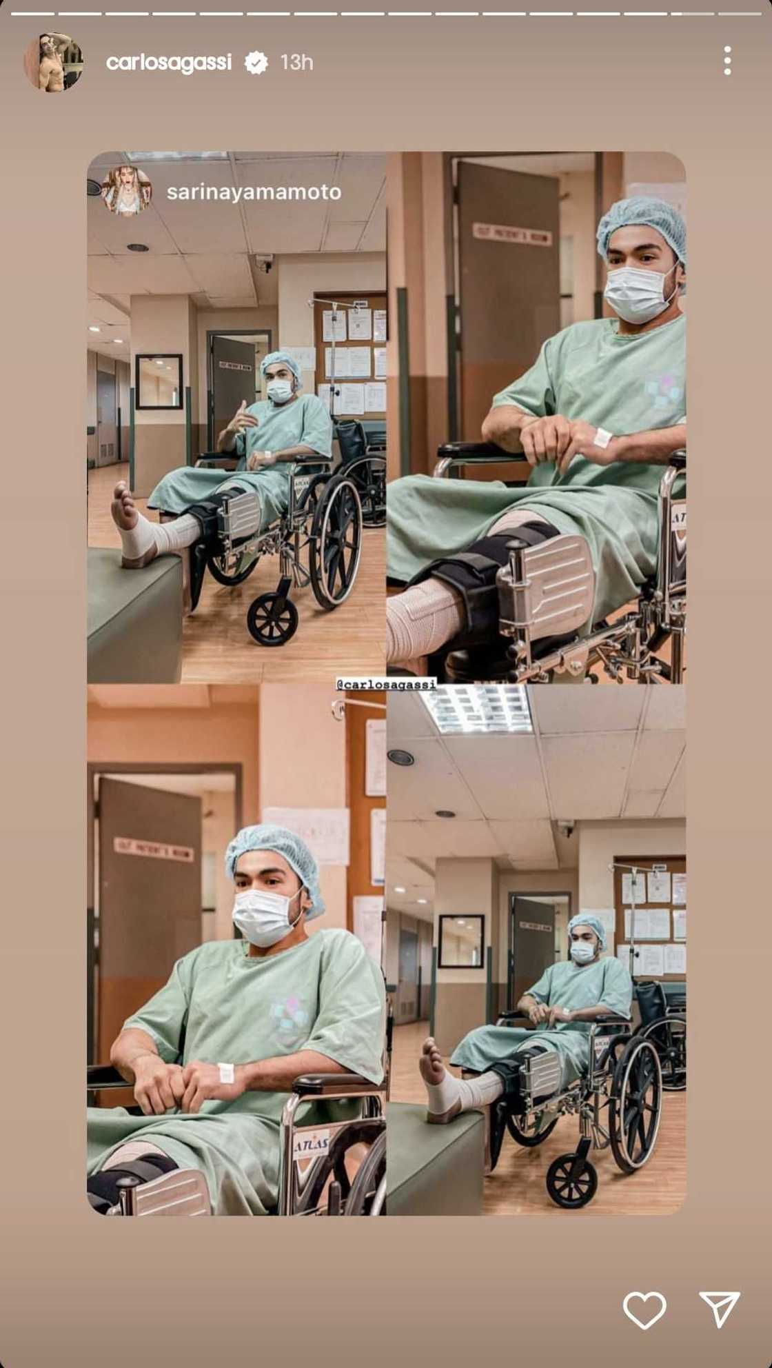 Carlos Agassi, hindi napigilan na maiyak sa video dahil sa kanyang knee injury Carlos Agassi, hindi napigilan na maiyak sa video dahil sa kanyang knee injury