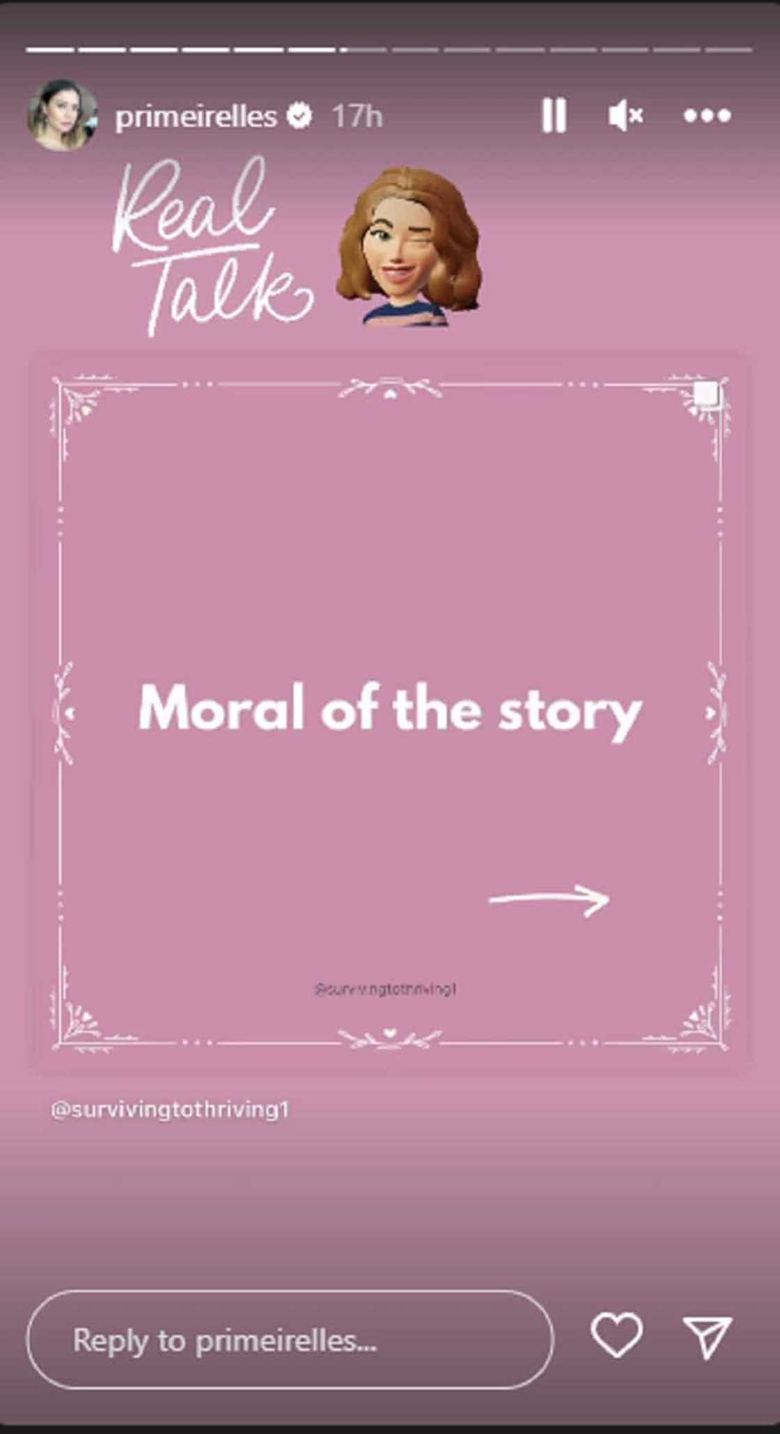 Priscilla Meirelles, panibagong hugot sa social media, may moral lesson: “Real Talk” Priscilla Meirelles, panibagong hugot sa social media, may moral lesson: “Real Talk”