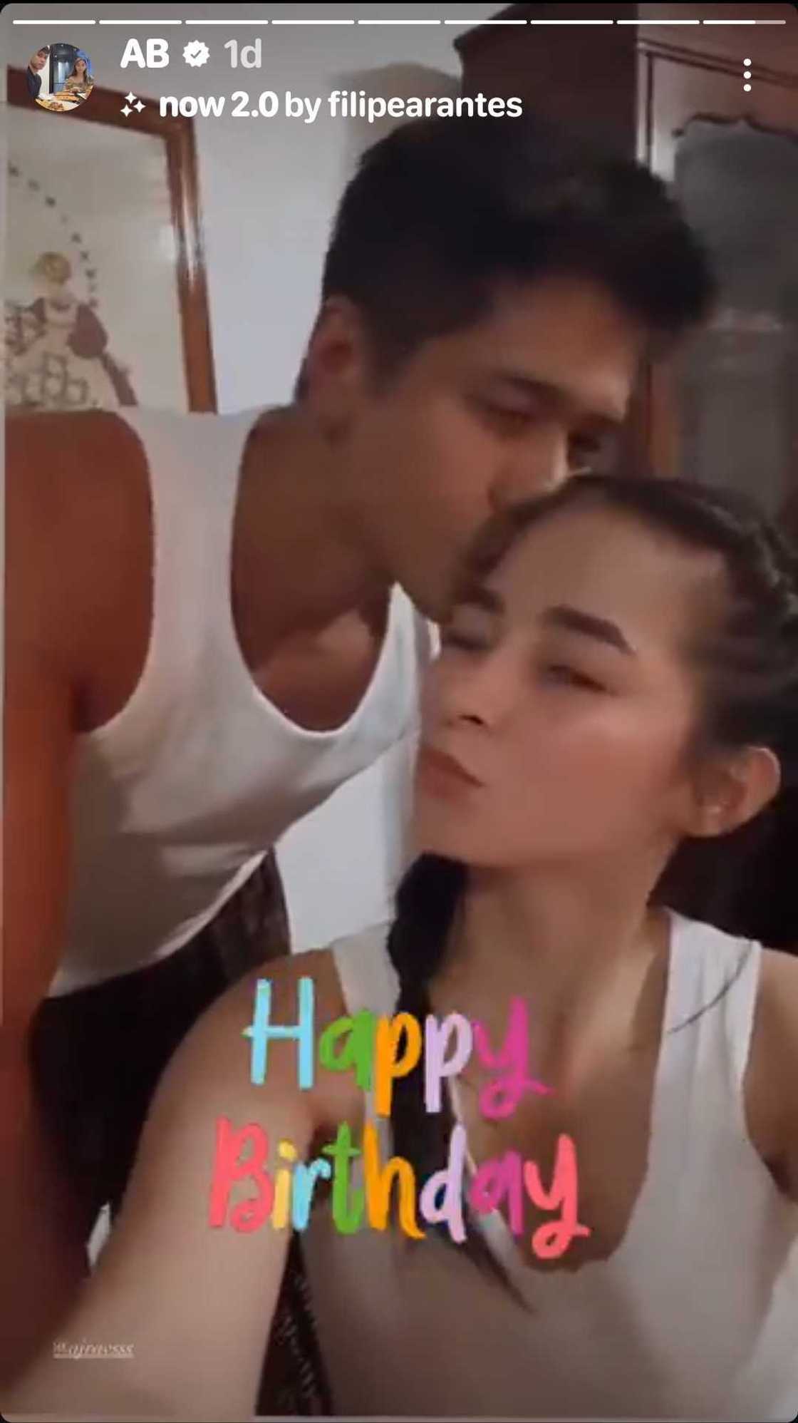 Aljur Abrenica sweetly greets AJ Raval on her birthday