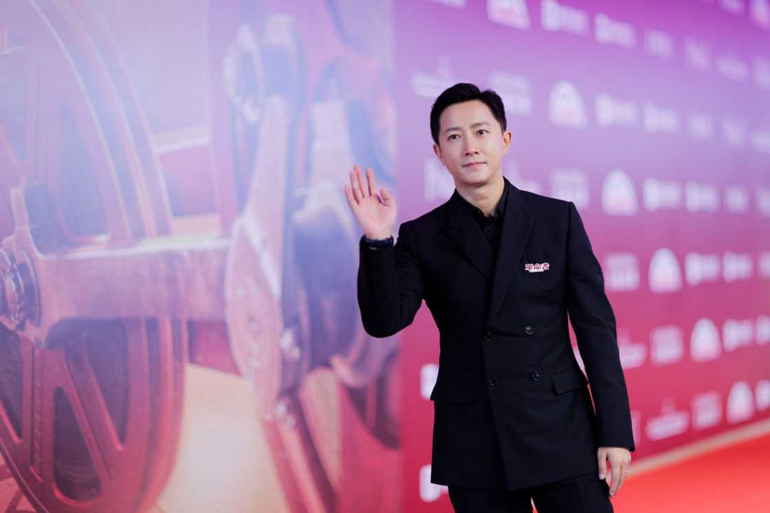 Actor Han Geng at Shanghai Grand Theatre Actor Han Geng at Shanghai Grand Theatre