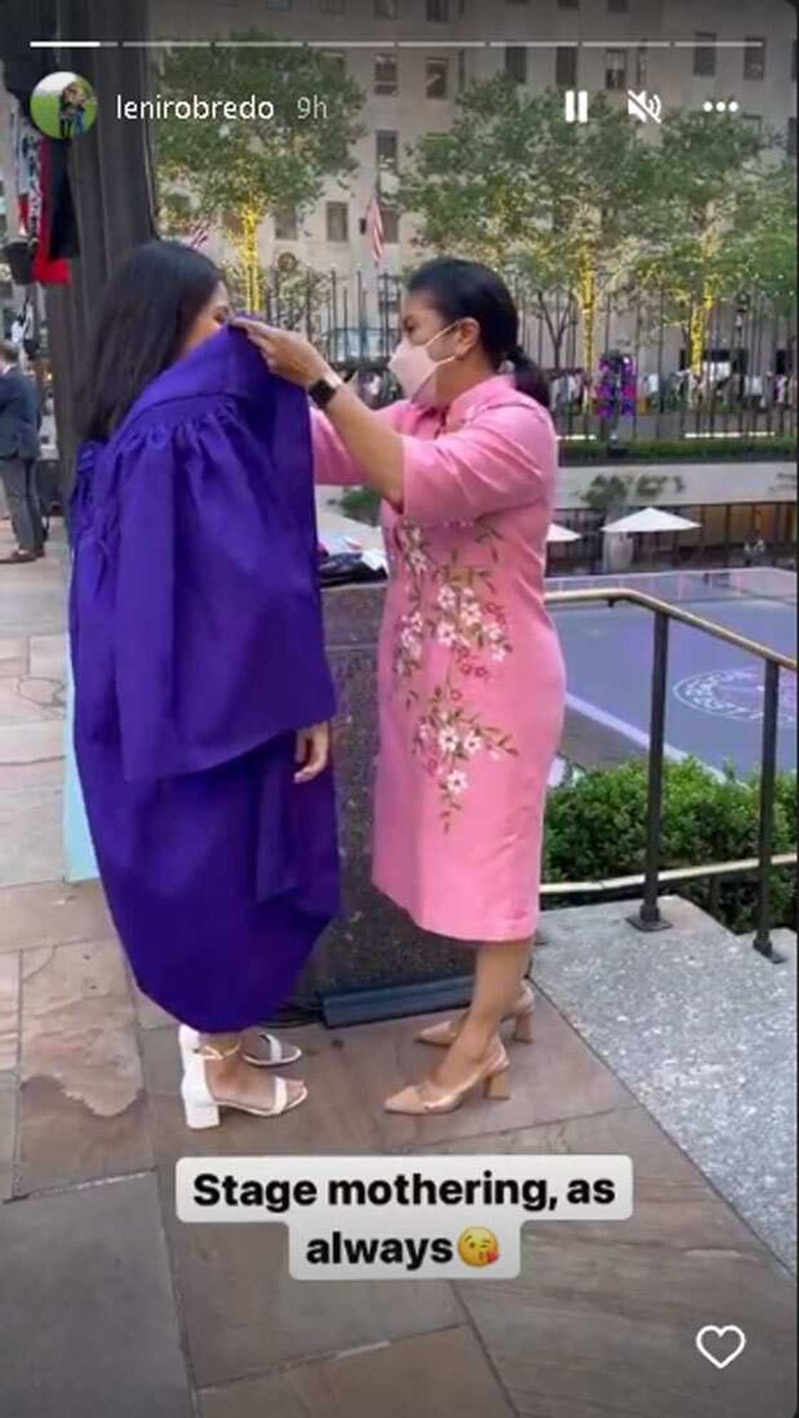 VP Leni's stage mother moments sa Baccalaureate ni Jillian, viral