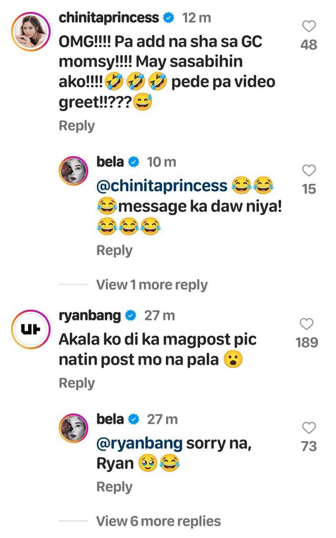 Celebrites gush over Bela Padilla and Song Jong-Ki’s photo together Celebrites gush over Bela Padilla and Song Jong-Ki’s photo together