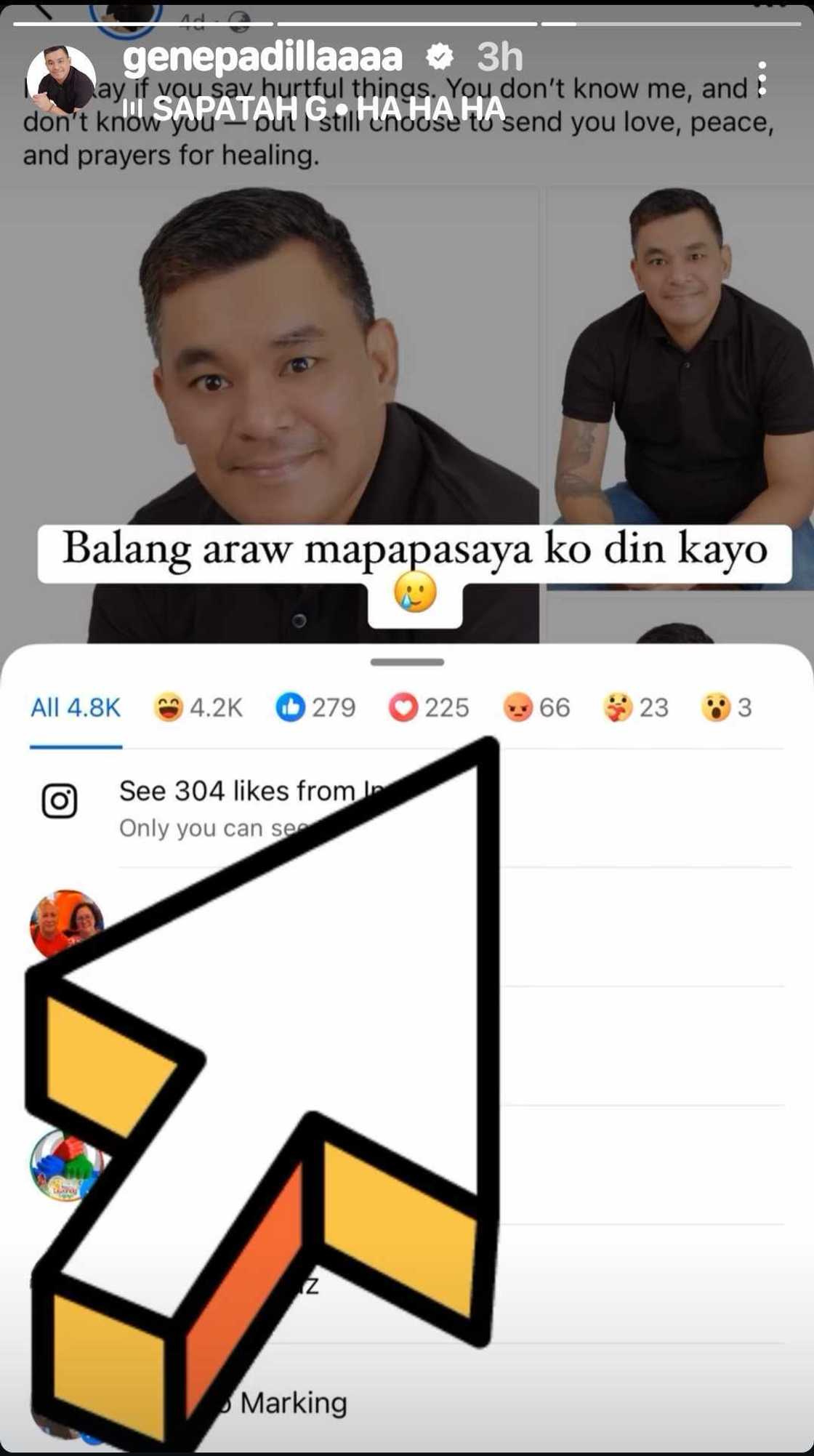 Gene Padilla, may mensahe sa mga nag-angry react sa makabuluhang post niya Gene Padilla, may mensahe sa mga nag-angry react sa makabuluhang post niya
