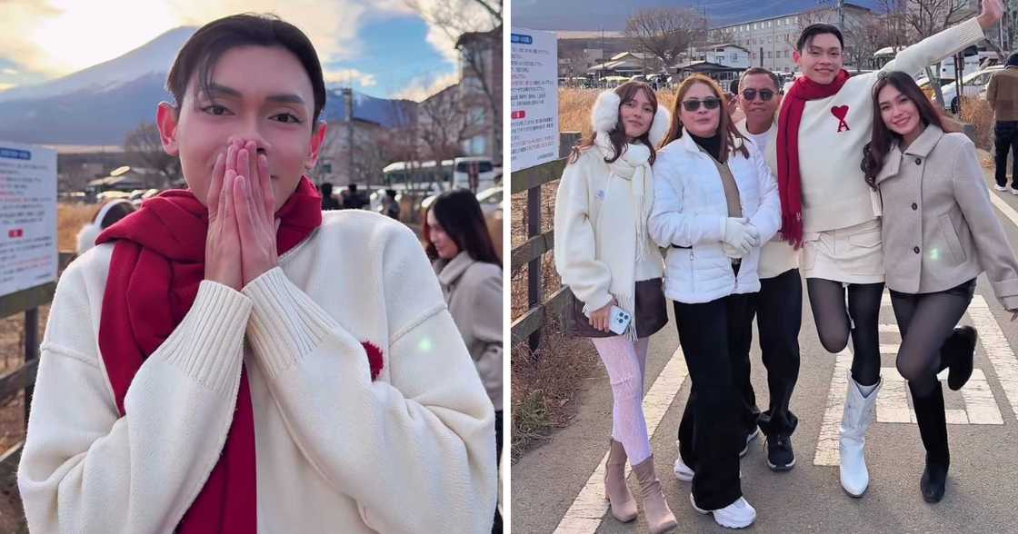 Esnyr Ranollo brings family on first international trip