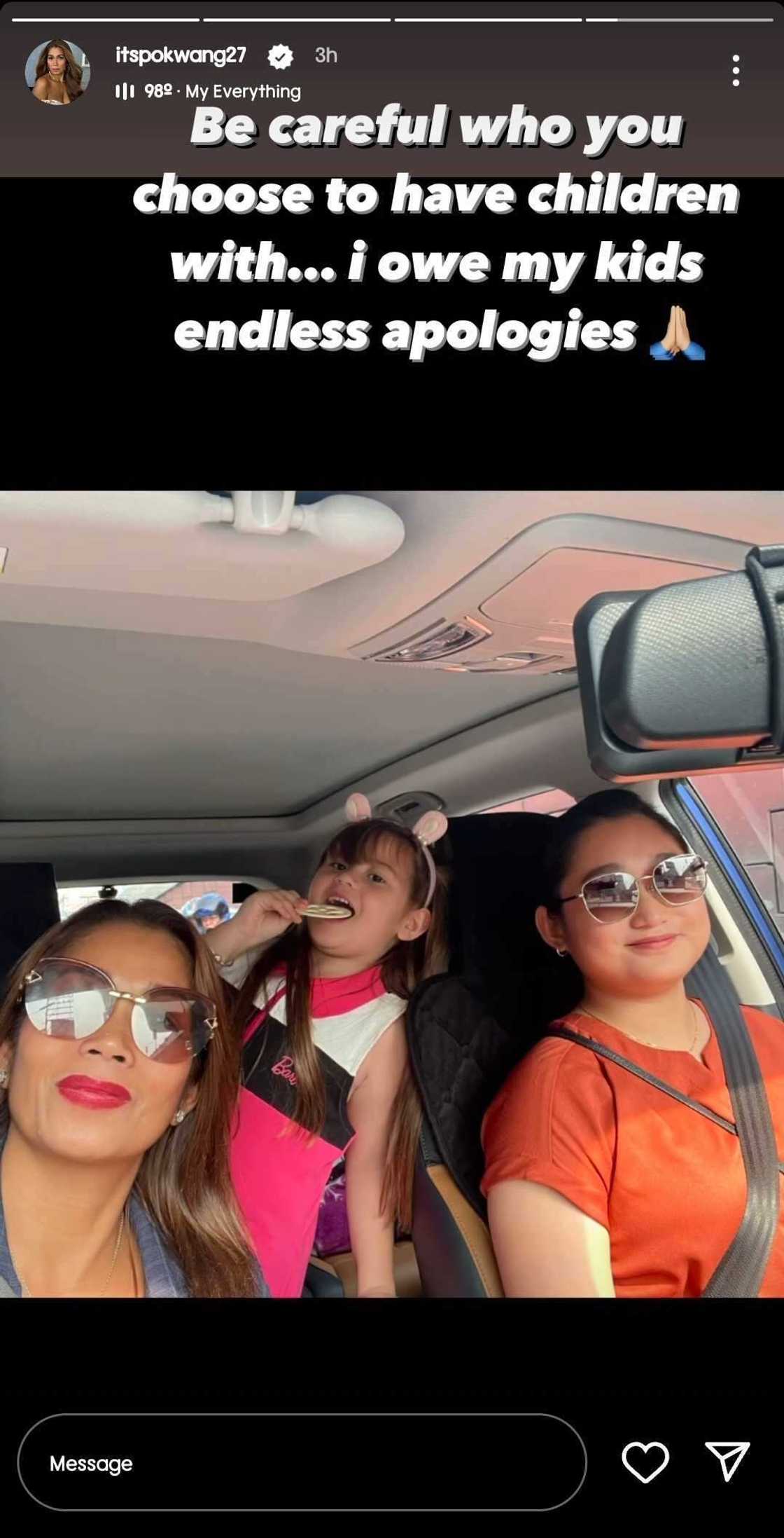 Pokwang, may paalala sa mga babae: "I owe my kids endless apologies" Pokwang, may paalala sa mga babae: "I owe my kids endless apologies"