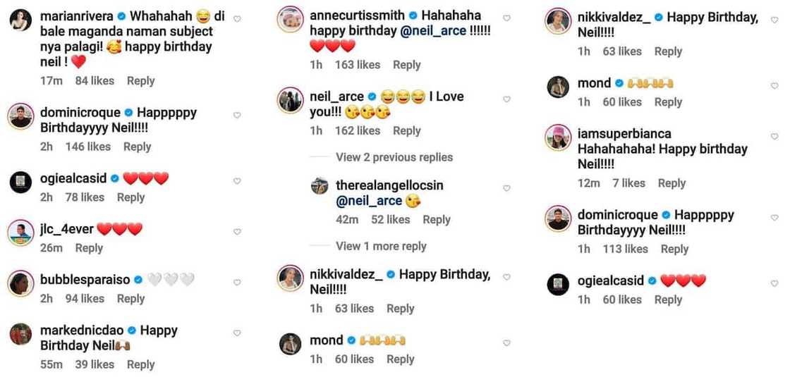 Anne Curtis at Marian Rivera, natawa sa birthday greeting ni Angel Locsin kay Neil Arce Anne Curtis at Marian Rivera, natawa sa birthday greeting ni Angel Locsin kay Neil Arce