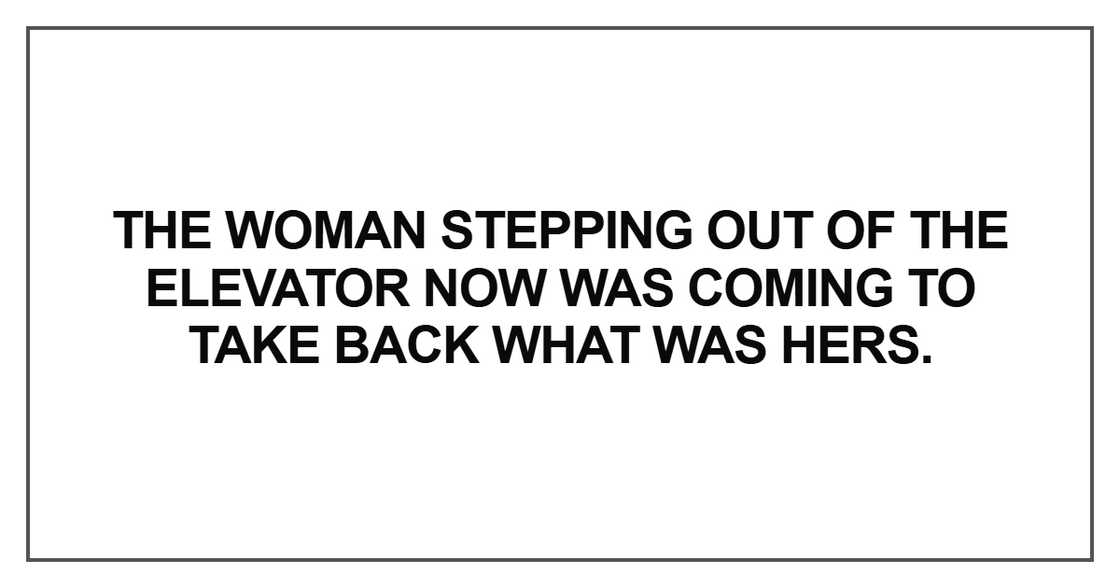 The woman stepping out