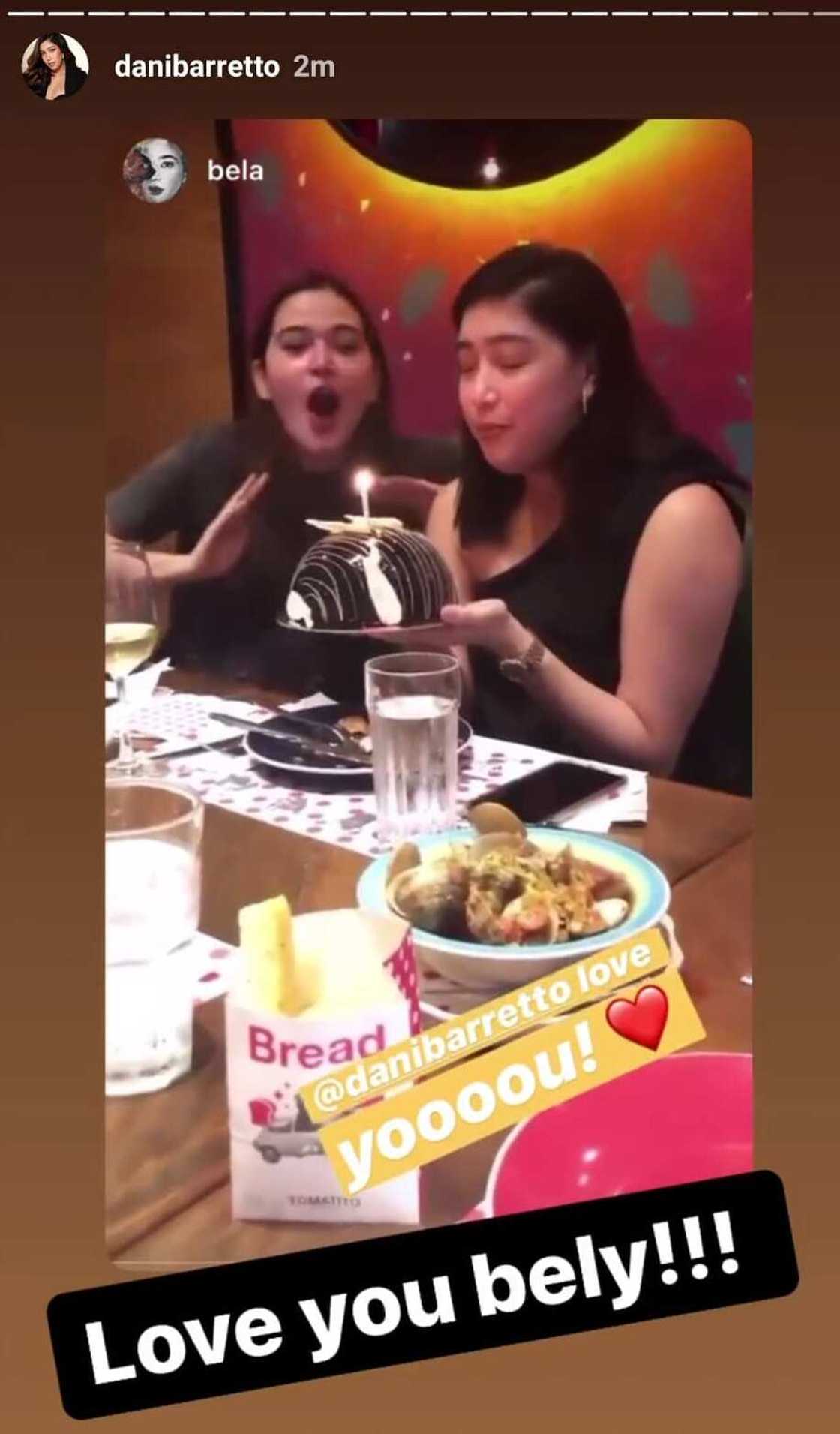 Dani Barretto celebrates 26th birthday with Bela Padilla and friends Dani Barretto celebrates 26th birthday with Bela Padilla and friends