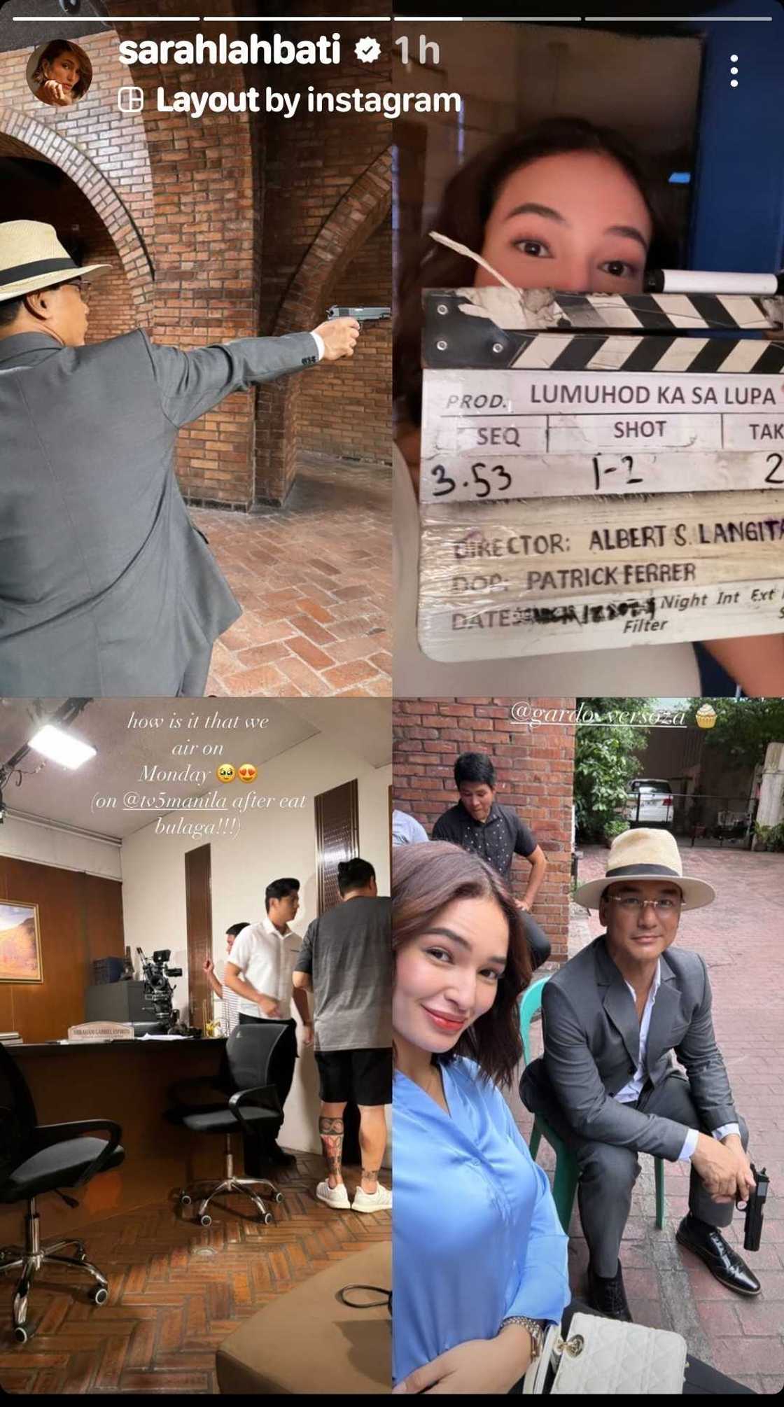 Sarah Lahbati, nagbahagi ng panibangong pasilip sa set ng ‘Lumuhod Ka Sa Lupa’ Sarah Lahbati, nagbahagi ng panibangong pasilip sa set ng ‘Lumuhod Ka Sa Lupa’