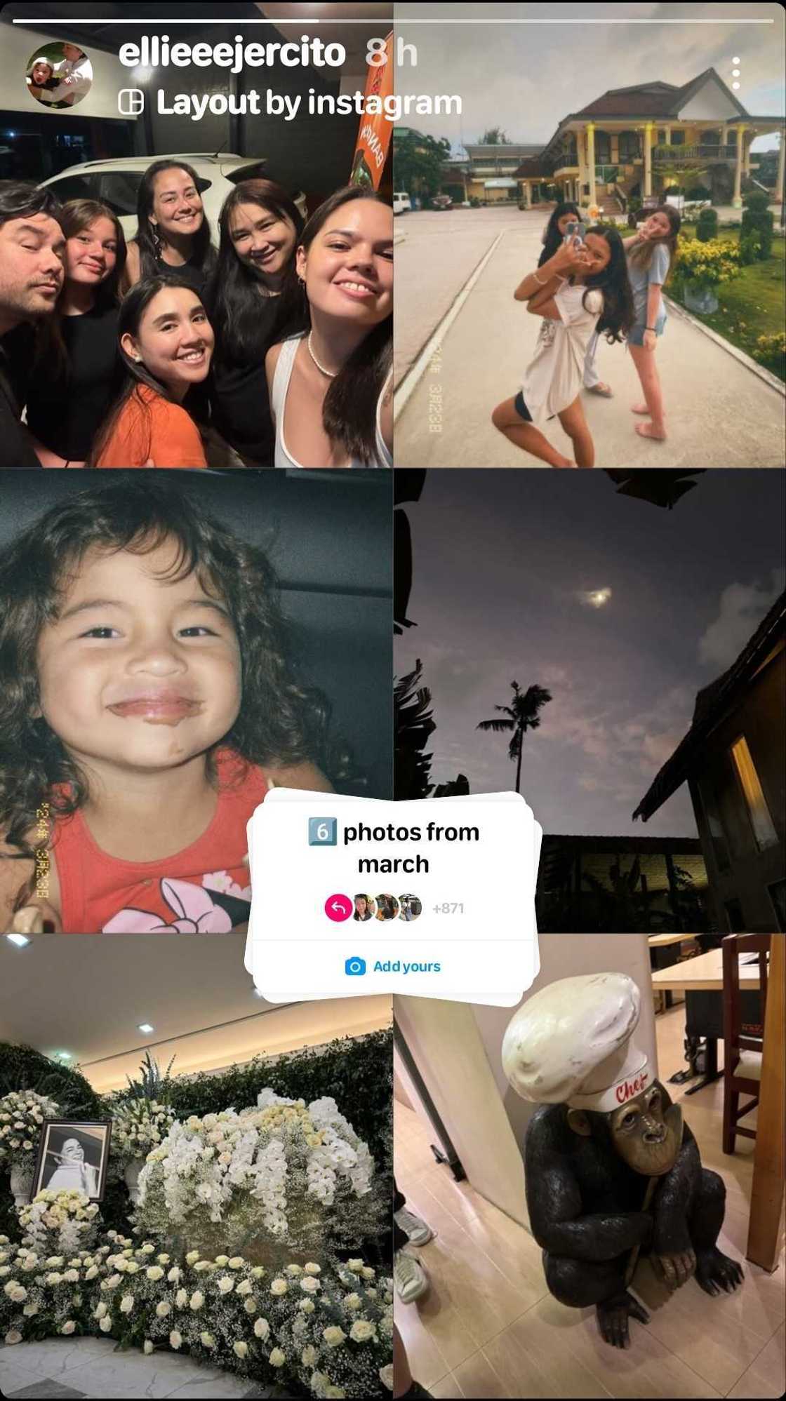 Andi Eigenmann’s daughter Ellie Ejercito recaps March by posing heartwarming collage Andi Eigenmann’s daughter Ellie Ejercito recaps March by posing heartwarming collage