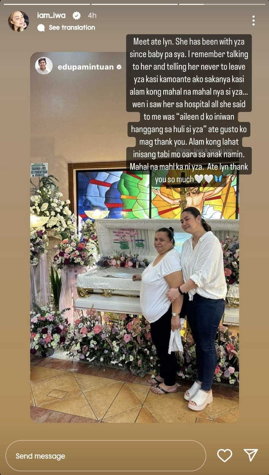 Iwa Moto, ipinakilala si Ate Lyn: "She has been with Yza since baby pa siya" Iwa Moto, ipinakilala si Ate Lyn: "She has been with Yza since baby pa siya"