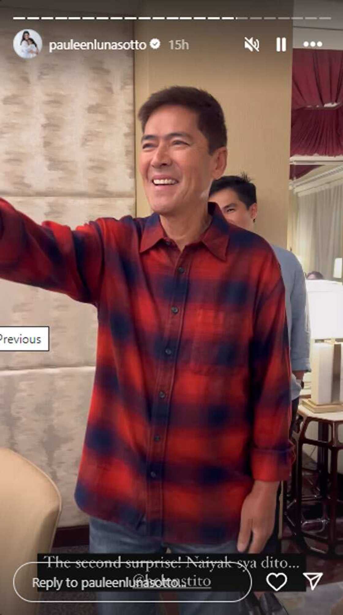 Photo: Vic Sotto (@pauleenlunasotto) Photo: Vic Sotto (@pauleenlunasotto)