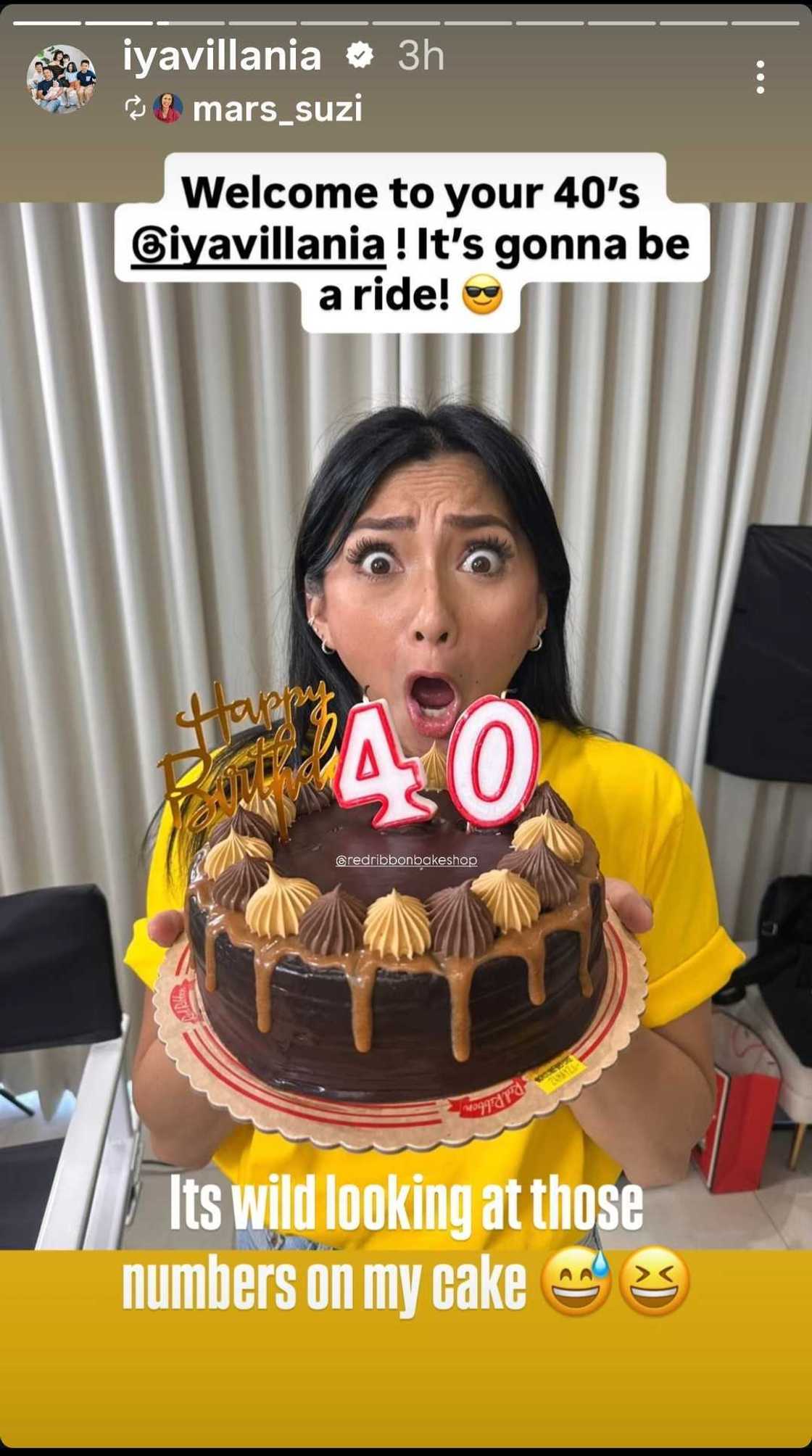 Suzi Entrata, nagpaabot ng pagbati sa kaarawan ni Iya Villania; Iya, napa-reply tungkol sa edad niya Suzi Entrata, nagpaabot ng pagbati sa kaarawan ni Iya Villania; Iya, napa-reply tungkol sa edad niya