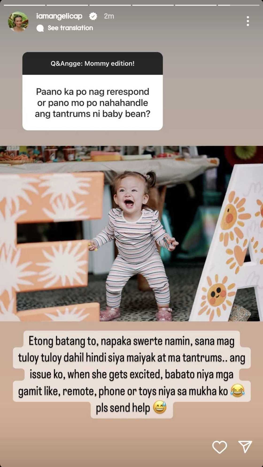 Angelica Panganiban kay Amila: "Itong batang 'to, napaka swerte namin" Angelica Panganiban kay Amila: "Itong batang 'to, napaka swerte namin"