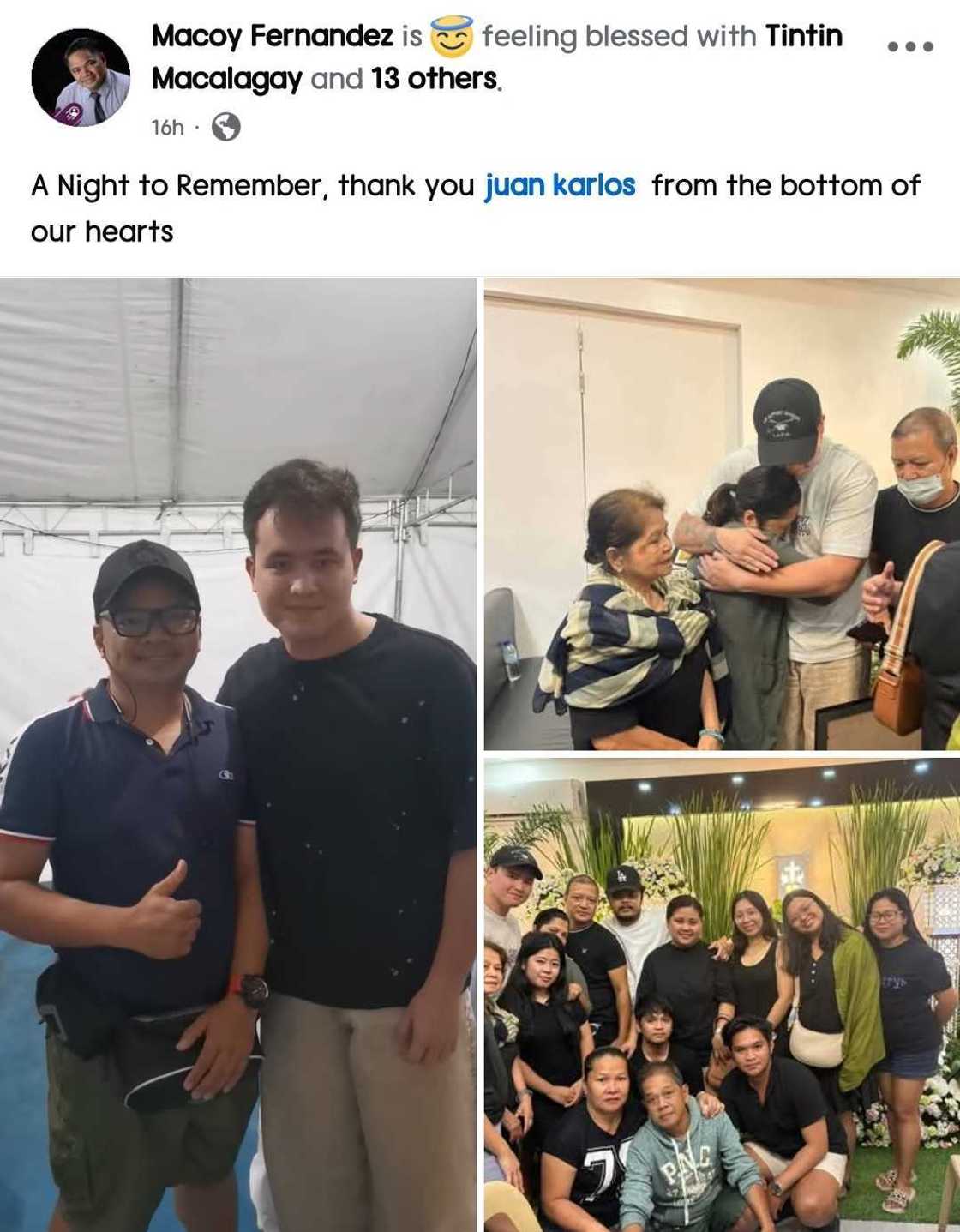 JK Labajo, nakiramay sa pamilya ng estudyanteng namatay sa sunog sa campus JK Labajo, nakiramay sa pamilya ng estudyanteng namatay sa sunog sa campus