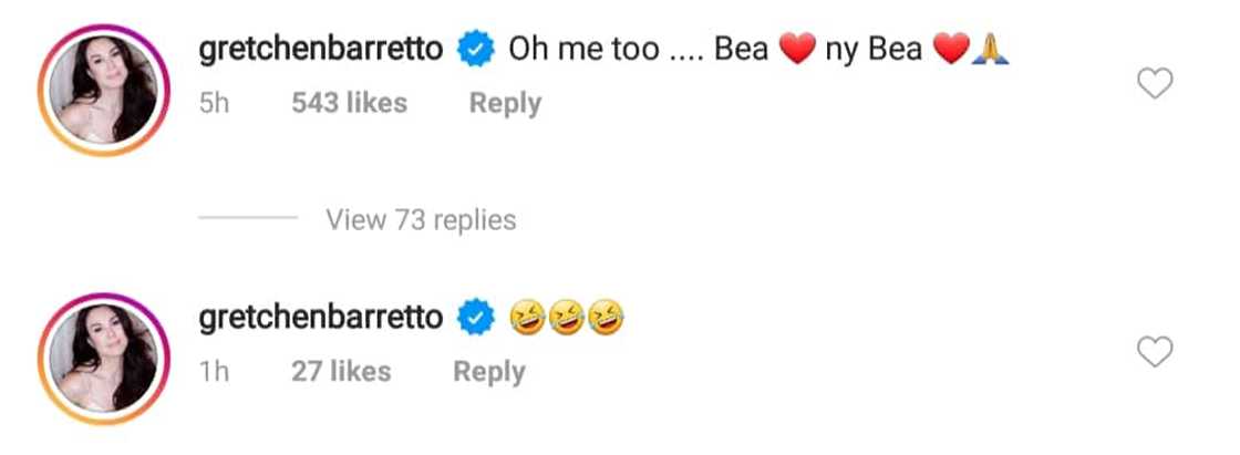 Gretchen Barretto, mas gusto ang picture ni Bea Alonzo kaysa sa sariling pamangkin Gretchen Barretto, mas gusto ang picture ni Bea Alonzo kaysa sa sariling pamangkin