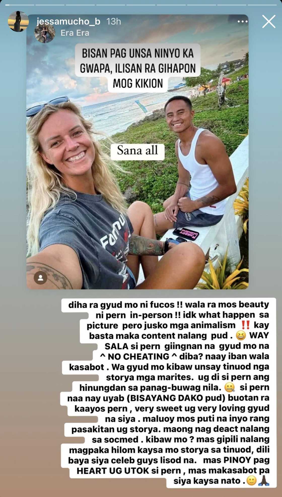 Kasambahay ni Ellen Adarna, pinagtanggol si Pernilla Sjoo sa isyu nina Andi at Philmar