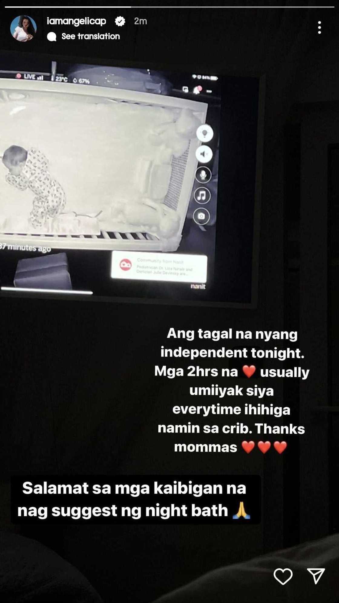 Angelica Panganiban, proud sa progress at pagiging "independent" ni baby Amila Angelica Panganiban, proud sa progress at pagiging "independent" ni baby Amila