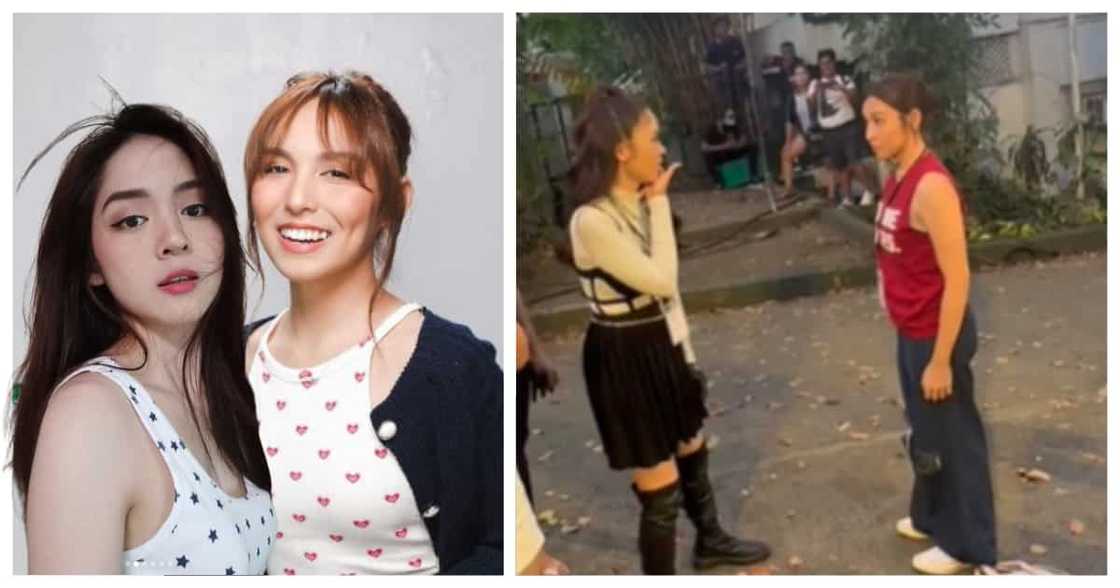 BTS ng eksena nina Kyline Alcantara at Mariel Pamintuan, viral BTS ng eksena nina Kyline Alcantara at Mariel Pamintuan, viral