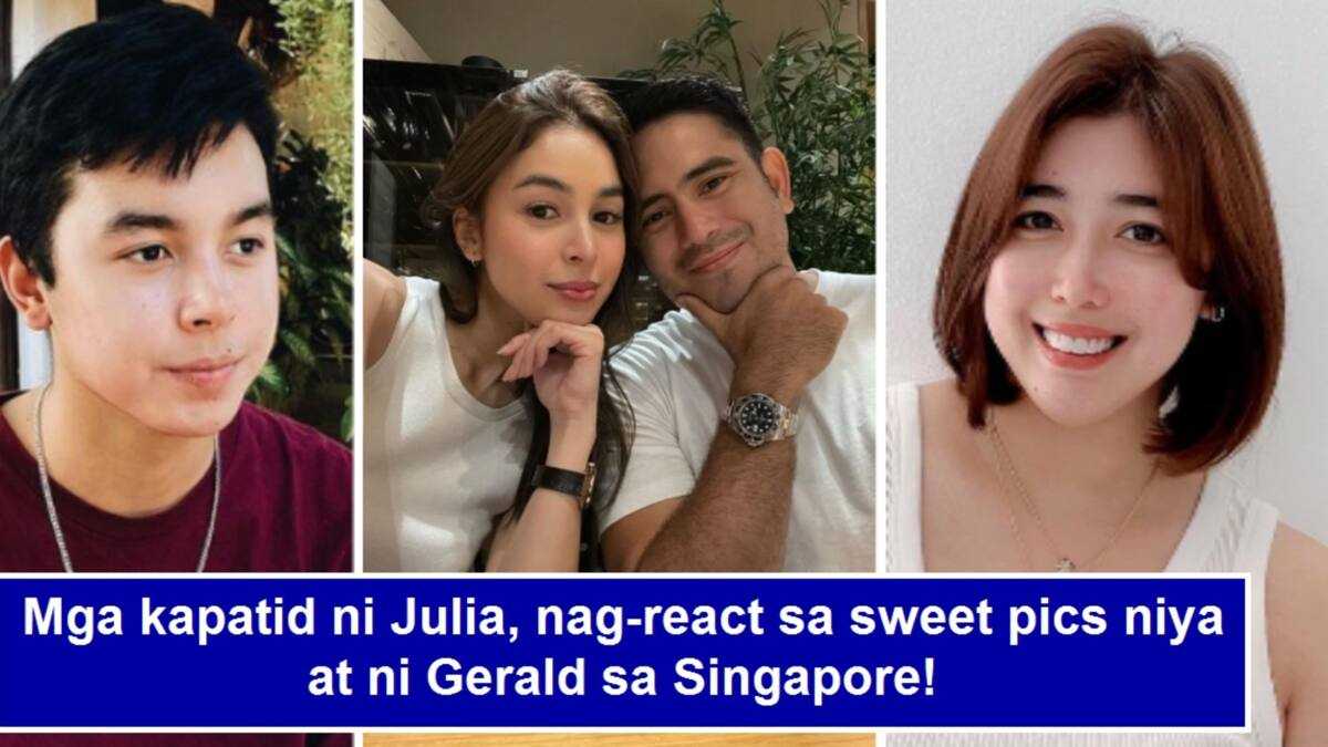 Dani at Leon Barretto, nag-react sa sweet pics nina Julia Barretto ...