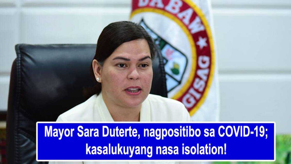 Sara Duterte, nagpositibo sa COVID-19; nasa isolation facility na ...