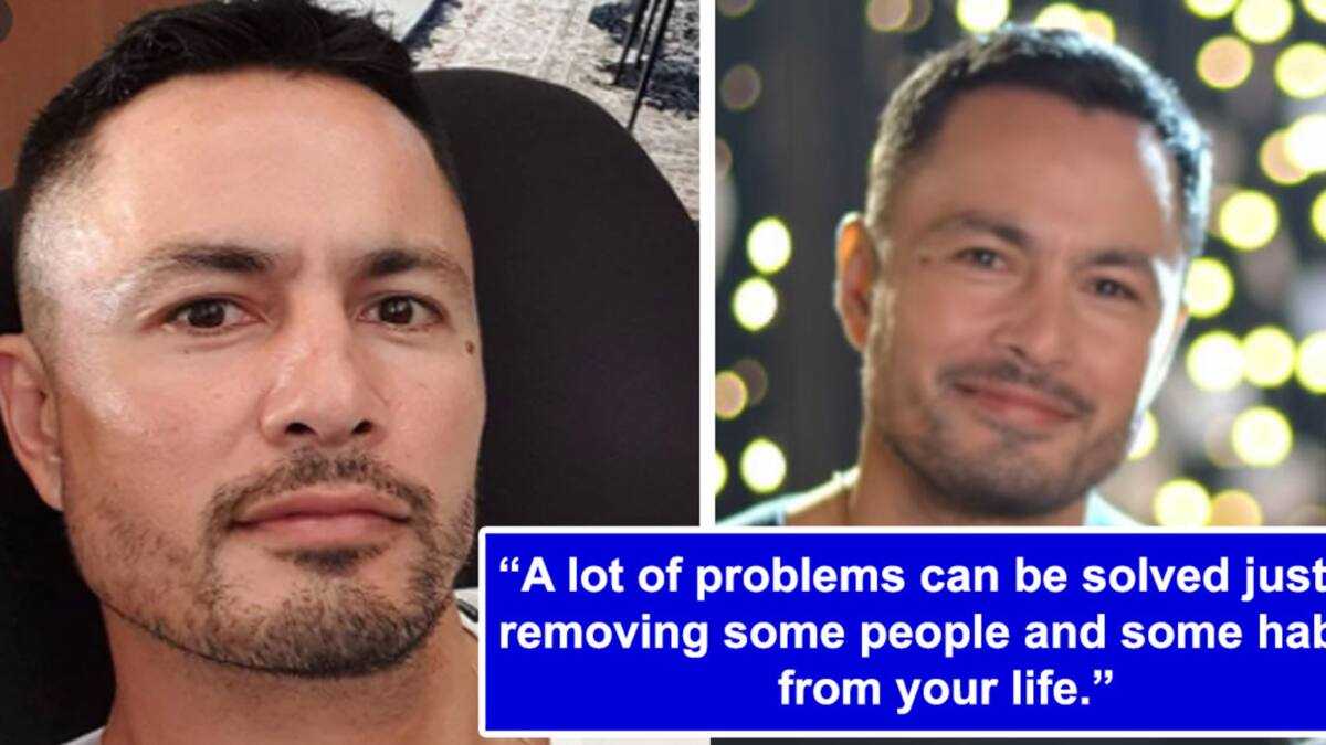 Derek Ramsay posts about removing some people from one's life to solve ...