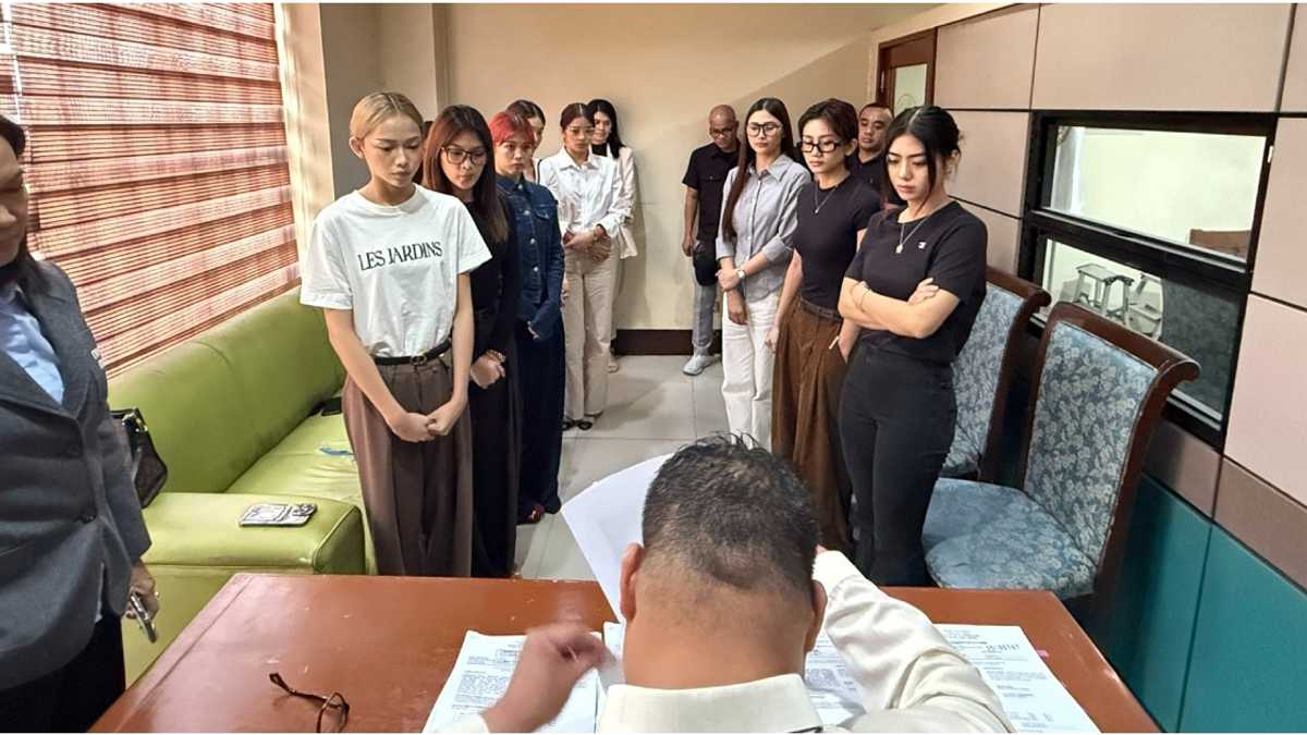 BINI, nagpunta sa Hall of Justice upang pormal na magsampa ng kaso laban sa isang indibidwal - KAMI.COM.PH