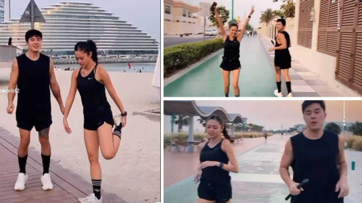 Video of Paulo Avelino, Kim Chiu, jogging together, excited - KAMI.COM.PH