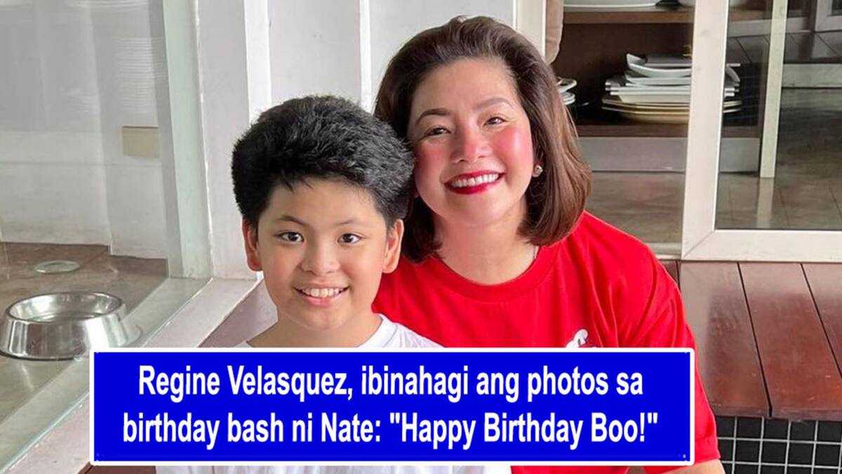 Regine Velasquez, ibinahagi ang photos sa birthday bash ni Nate: 